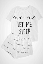 Let Me Sleep Lounge Set-Trendsi-Night Gowns,Shipping delay 01/26/2022 - 02/12/2022