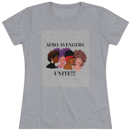 Afro Avengers Unite-Printify-Crew neck,DTG,Slim fit,T-shirts,Women's Clothing