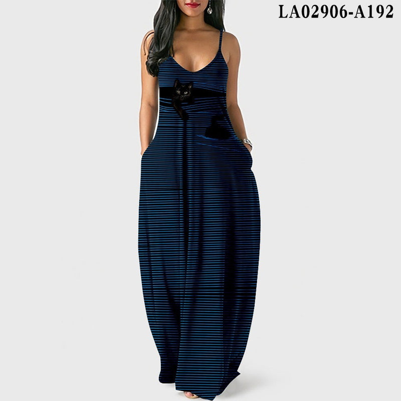Sunroom Lounge Maxi Dress-Lybra Intimates -Loungewear