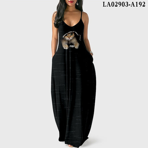 Sunroom Lounge Max Dress-Lybra Intimates -Loungewear