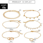 Bohemian Gold Tassel Bracelets-Lybra Intimates -Accessories