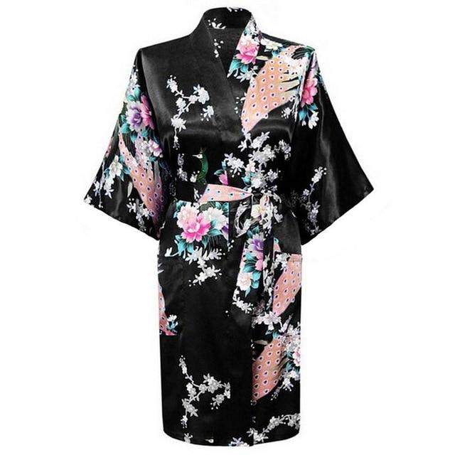 Kimono Night Robe-Lybra Intimates -Night Gowns