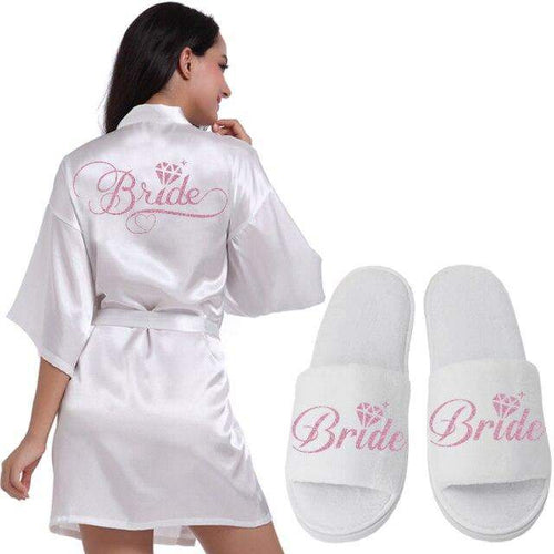 Here Comes Wifey w/ slippers-Lybra Intimates -Night Gowns
