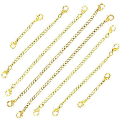 5pcs Stainless Steel Extension Chain w/ Lobster Buckle-Lybra Intimates -Accessories,new